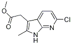 1H-pyrrolo[2,3-b]pyridine-3-acetic acid, 6-chloro-2-methyl-, methyl ester Structure,872366-94-4Structure