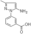 3-(5-Amino-3-methyl-1h-pyrazol-1-yl)benzoic acid Structure,872407-85-7Structure