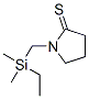 2-Pyrrolidinethione,1-[(ethyldimethylsilyl)methyl]- Structure,872415-85-5Structure