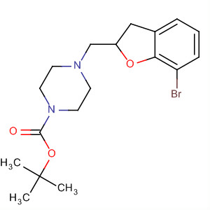 1-(7-Bromo-2,3-dihydro-benzofuran-2-ylmethyl)-4-boc-piperazine Structure,872518-54-2Structure