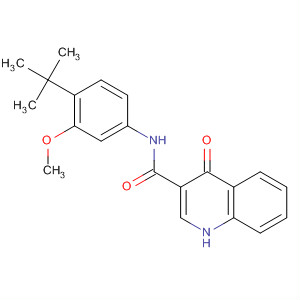 N-(3-methoxy-4-tert-butyl-phenyl)-4-oxo-1h-quinoline-3-carboxamide Structure,873050-19-2Structure