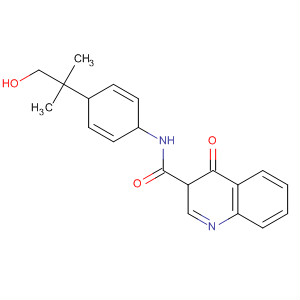 N-[4-(2-hydroxy-1,1-dimethyl-ethyl)phenyl]-4-oxo-1h-quinoline-3-carboxamide Structure,873050-22-7Structure