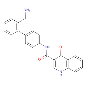 N-[4-[2-(aminomethyl)phenyl]phenyl]-4-oxo-1h-quinoline-3-carboxamide Structure,873051-02-6Structure