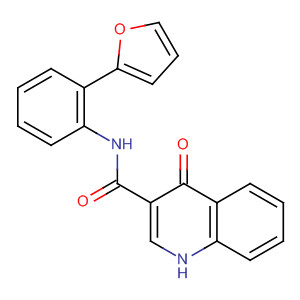 N-[2-(2-furyl)phenyl]-4-oxo-1h-quinoline-3-carboxamide Structure,873051-31-1Structure