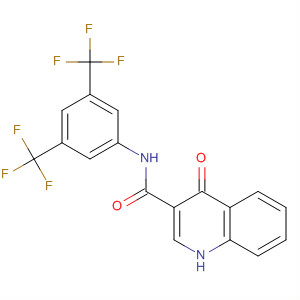 N-[3,5-bis(trifluoromethyl)phenyl]-4-oxo-1h-quinoline-3-carboxamide Structure,873051-70-8Structure