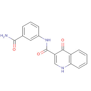 N-(3-carbamoylphenyl)-4-oxo-1h-quinoline-3-carboxamide Structure,873051-94-6Structure