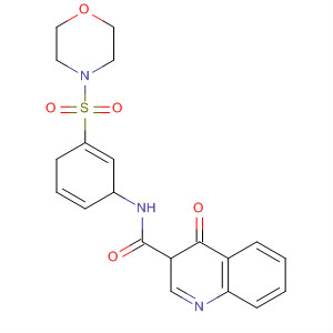 N-(3-morpholinosulfonylphenyl)-4-oxo-1h-quinoline-3-carboxamide Structure,873052-00-7Structure