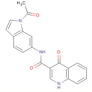 N-(1-acetyl-1h-indol-6-yl)-4-oxo-1h-quinoline-3-carboxamide Structure,873052-02-9Structure