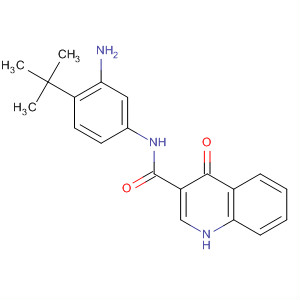 N-(3-amino-4-tert-butyl-phenyl)-4-oxo-1h-quinoline-3-carboxamide Structure,873052-85-8Structure