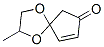 1,4-Dioxaspiro[4.4]non-8-en-7-one, 2-methyl- Structure,87306-23-8Structure