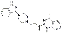 2-[[2-[4-(1H-indazol-3-yl)-1-piperazinyl]ethyl]amino]-4(1h)-quinazolinone Structure,873107-38-1Structure