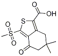 Benzo[c]thiophene-1-carboxylic acid, 4,5,6,7-tetrahydro-6,6-dimethyl-3-(methylsulfonyl)-4-oxo- Structure,873189-09-4Structure