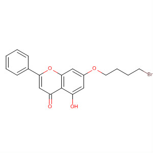 7-(4-Bromobutoxy)-5-hydroxy-2-phenyl-4h-chromen-4-one Structure,873302-27-3Structure