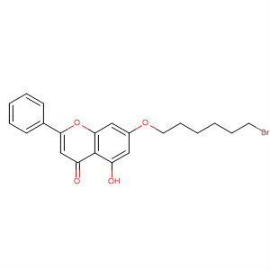 7-(6-Bromohexyloxy)-5-hydroxy-2-phenyl-4h-chromen-4-one Structure,873302-28-4Structure