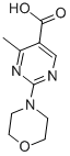 4-Methyl-2-morpholin-4-yl-pyrimidine-5-carboxylic acid Structure,873450-22-7Structure