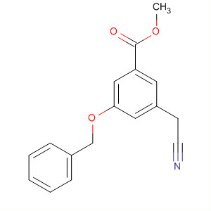 Methyl 3-(benzyloxy)-5-(cyanomethyl)benzoate Structure,873450-37-4Structure