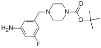 3-(4-Boc-piperazin-1-yl-methyl)-5-fluoroaniline Structure,873697-59-7Structure