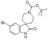 5-Bromo-1,2-dihydro-2-oxo-spiro[3h-indole-3,4’-piperidine]-1’-carboxylic acid 1,1-dimethylethyl ester Structure,873779-30-7Structure