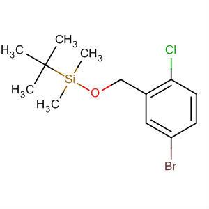 (5-Bromo-2-chloro-benzyloxy)-tert-butyl-dimethyl-silane Structure,873782-26-4Structure