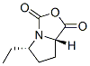 1H,3h-pyrrolo[1,2-c]oxazole-1,3-dione,5-ethyltetrahydro-,(5s-trans)-(9ci) Structure,87392-45-8Structure