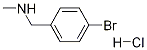 4-Bromo-N-methylBenzenemethanamine hydrochloride Structure,874-73-7Structure