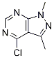 4-Chloro-1,3-dimethyl-1H-pyrazolo[3,4-d]pyrimidine Structure,87412-89-3Structure