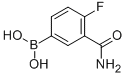 3-Carbamoyl-4-fluorophenylboronic acid Structure,874219-34-8Structure