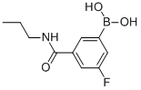 3-Fluoro-5-(propylcarbamoyl)phenylboronic acid Structure,874219-37-1Structure