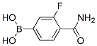 4-Carbamoyl-3-fluorophenylboronic acid Structure,874288-39-8Structure