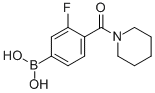 3-Fluoro-4-(piperidine-1-carbonyl)benzeneboronic acid Structure,874289-10-8Structure