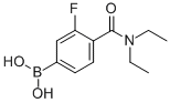 4-(Diethylcarbamoyl)-3-fluorobenzeneboronic acid Structure,874289-14-2Structure