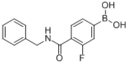 4-(Benzylcarbamoyl)-3-fluorobenzeneboronic acid Structure,874289-19-7Structure