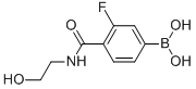 3-Fluoro-4-(2-hydroxyethylcarbamoyl)phenylboronic acid Structure,874289-21-1Structure