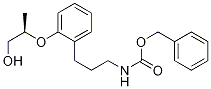 (R)-benzyl(3-(2-((1-hydroxypropan-2-yl)oxy)phenyl)propyl)carbamate Structure,874336-15-9Structure