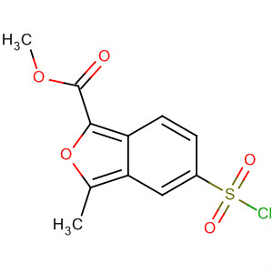 5-Chlorosulfonyl-3-methyl-benzofuran-2-carboxylic acid methyl ester Structure,874372-88-0Structure