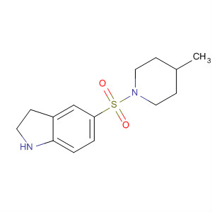 5-(4-Methyl-piperidine-1-sulfonyl)-2,3-dihydro-1h-indole Structure,874372-95-9Structure