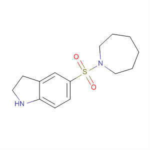 5-(Azepane-1-sulfonyl)-2,3-dihydro-1h-indole Structure,874372-97-1Structure