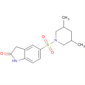 5-(3,5-Dimethyl-piperidine-1-sulfonyl)-1,3-dihydro-indol-2-one Structure,874373-14-5Structure