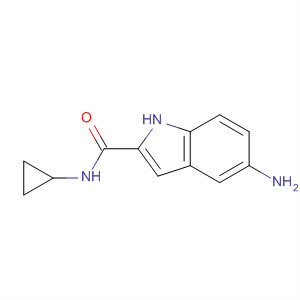 5 -Amino-1h-indole-2-carboxylic acid cyclopropylamide Structure,874373-33-8Structure