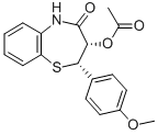 (2S-順式)-3-(乙酰基氧基)-2,3-二氫-2-(4-甲氧基苯基)-1,5-苯并噻嗪革-4(5h)-酮結(jié)構(gòu)式_87447-47-0結(jié)構(gòu)式