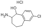 6-Amino-2-chloro-6,7,8,9-tetrahydro-5h-benzocyclohepten-5-olhydrochloride Structure,87452-25-3Structure