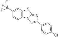 2-(4-Chlorophenyl)-7-(trifluoromethyl)imidazo[2,1-b]benzothiazole Structure,874607-08-6Structure