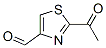 4-Thiazolecarboxaldehyde,2-acetyl- Structure,874619-26-8Structure