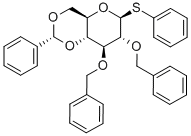 B-D-Glucopyranoside,phenyl2,3-bis-O-(phenylmethyl)-4,6-O-[(R)-phenylmethylene]-1-thio- Structure,87470-70-0Structure