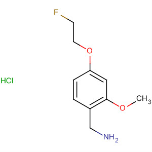 4-(2-Fluoroethoxy)-2-methoxybenzylamine hydrochloride Structure,875012-96-7Structure