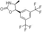 (4S,5R)-5-(3,5-雙(三氟甲基)苯基)-4-甲基噁唑啉-2-酮結(jié)構(gòu)式_875444-08-9結(jié)構(gòu)式