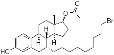 Estra-1,3,5(10)-triene-3,17-diol,7-(9-bromononyl)-,17-acetate,(7a,17b)- Structure,875573-66-3Structure