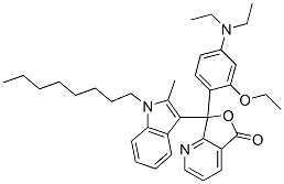 7-[4-(二乙基氨基)-2-乙氧基苯基]-7-(2-甲基-1-辛基-1H-吲哚-3-基)呋喃并[3,4-b]吡啶-5(7H)-酮結構式_87563-89-1結構式