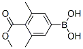 4-Methoxycarbonyl-3,5-dimethylphenylboronic acid Structure,876189-19-4Structure