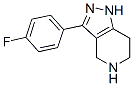 3-(4-氟苯基)-4,5,6,7-四氫-1H-吡唑并[4,3-c]吡啶結(jié)構(gòu)式_87642-31-7結(jié)構(gòu)式